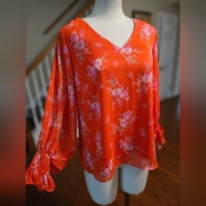 1. State Floral Blouse (Small)
